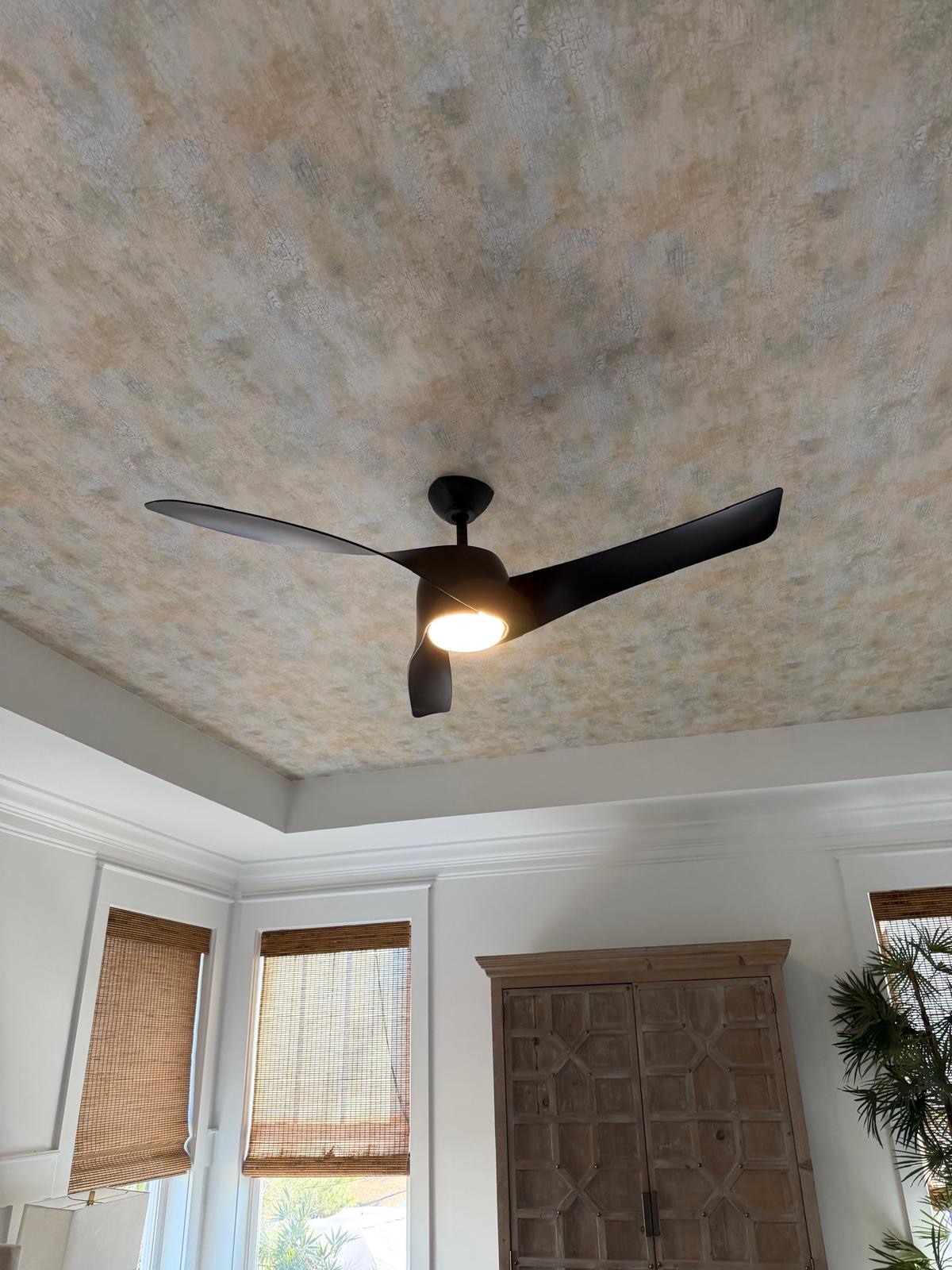 Modern Ceiling Fan Installation