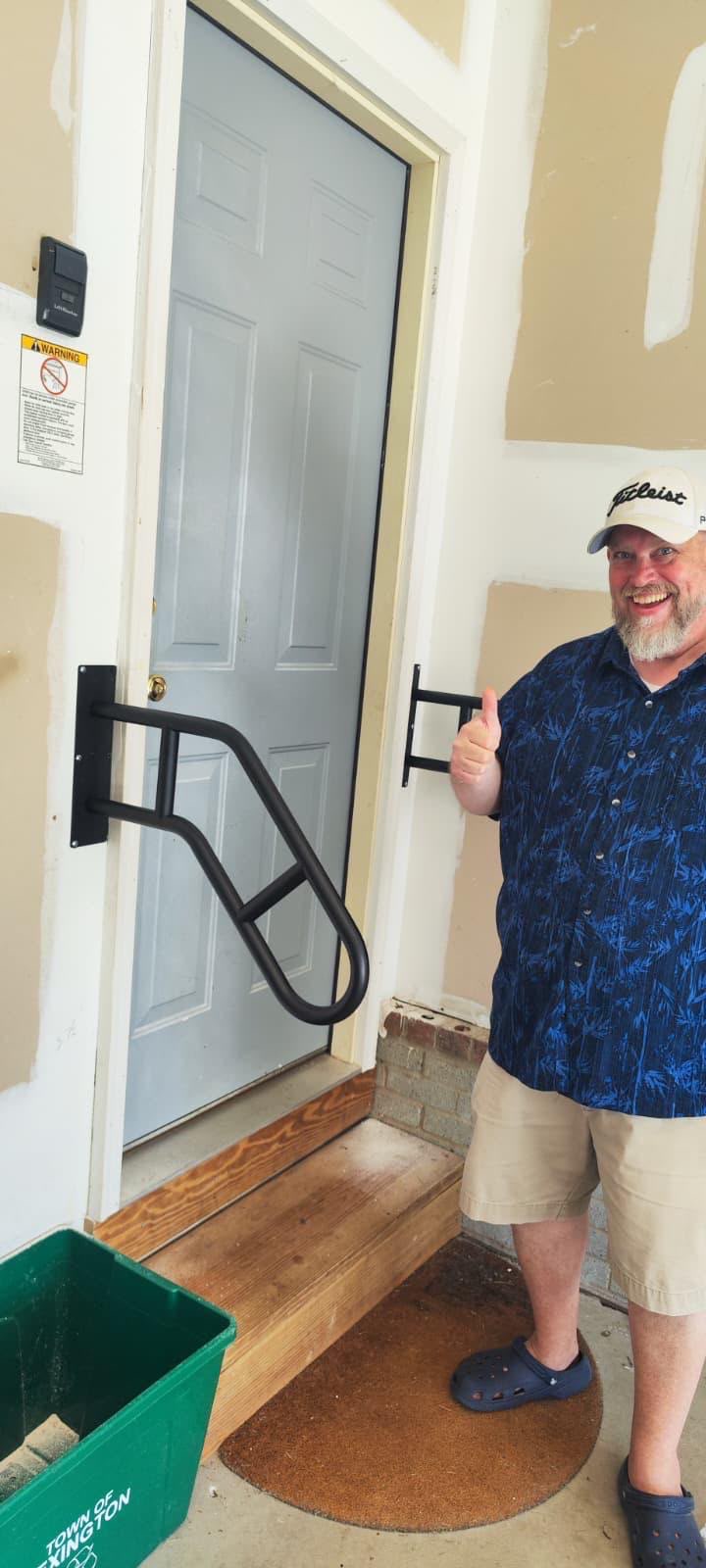 Entryway Grab Bar Installation
